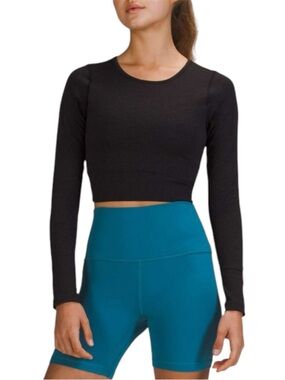 Lululemon Ebb to Street Long Sleeve Black Womens Size 12 (XL)